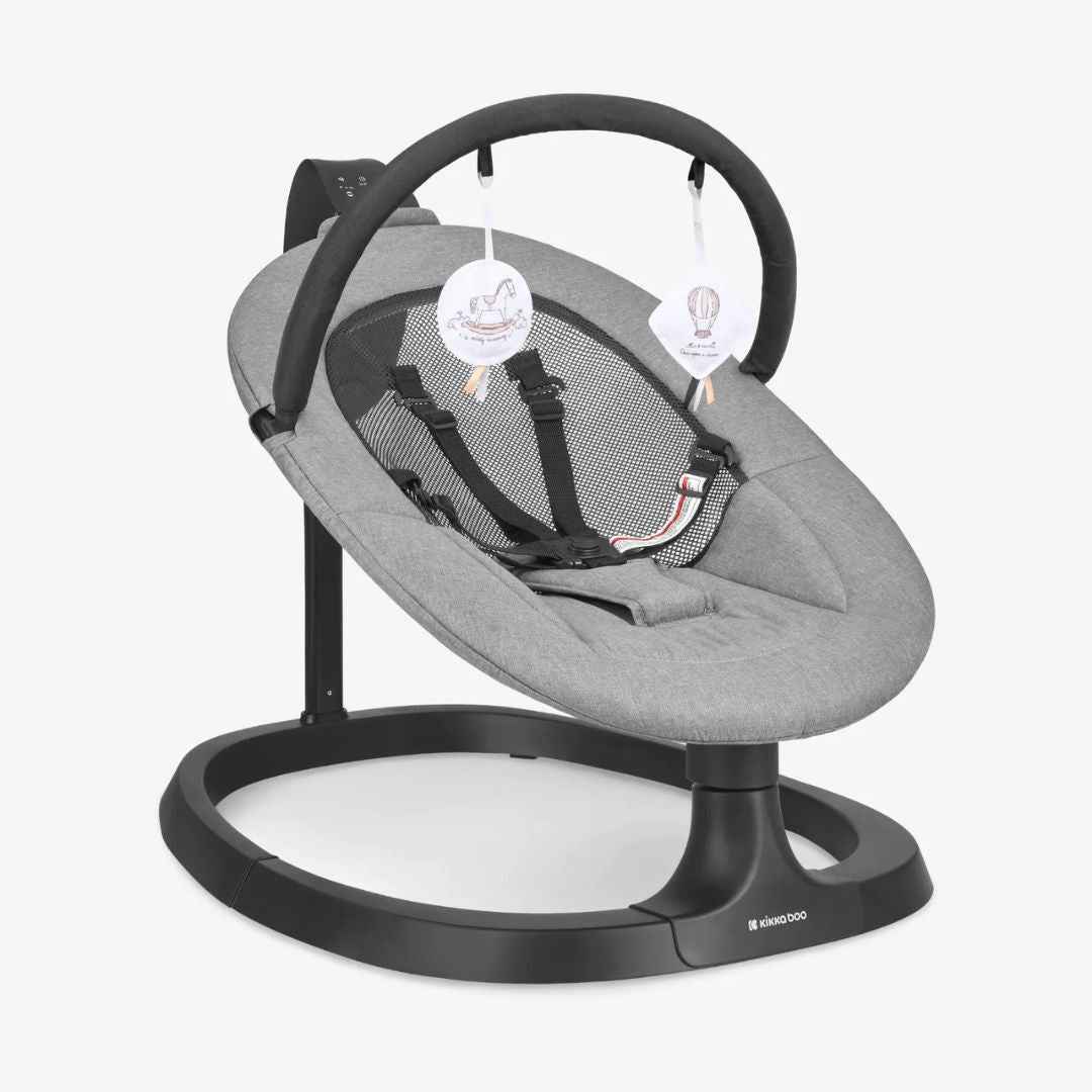 KikkaBoo® Električni gugalnik Zazu Grey KikkaBoo