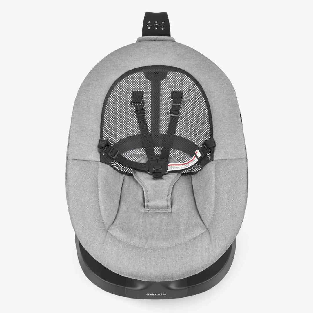 KikkaBoo® Električni gugalnik Zazu Grey KikkaBoo
