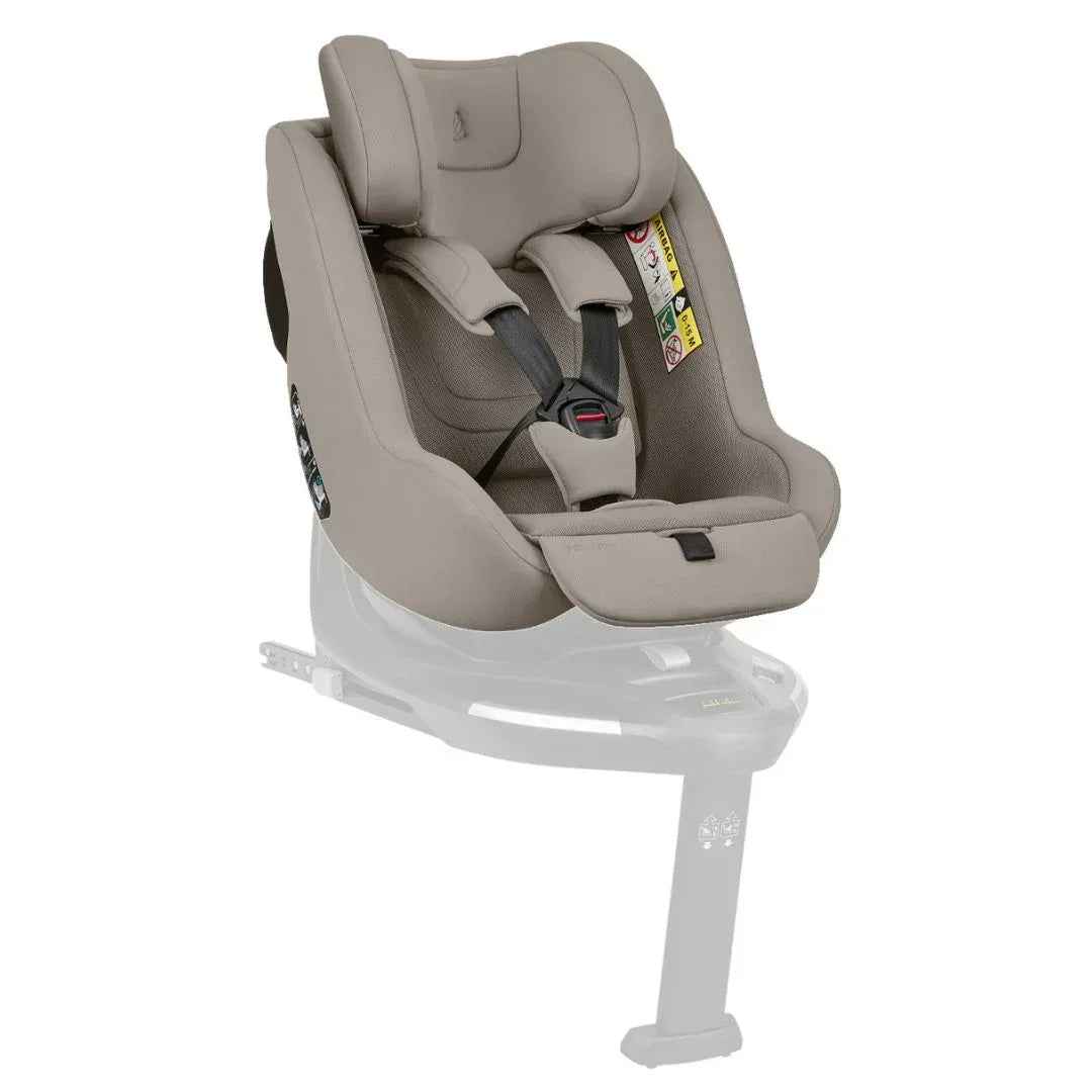 KikkaBoo® Platinum Otroški avtosedež i-Class Plus i-SIZE (40-105 cm) Champagne + vrtljiva Isofix baza 360 Noir KikkaBoo