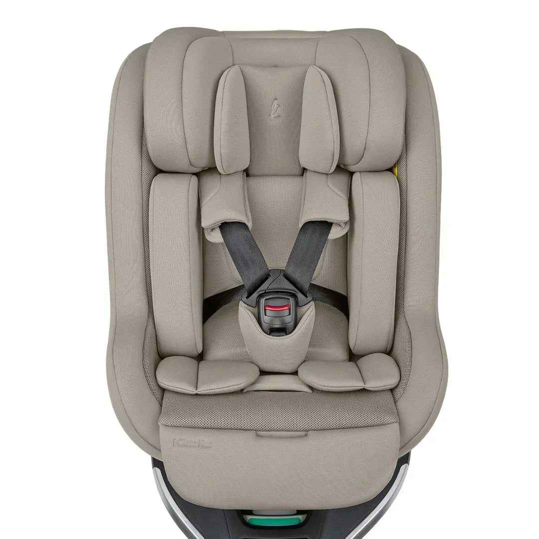KikkaBoo® Platinum Otroški voziček 5v1 Goya + Avtosedež i-Class i-SIZE (40-87 cm) + Avtosedež i-Class Plus i-SIZE (40-105 cm) + Vrtljiva Isofix baza i-Class 360 Champagne KikkaBoo