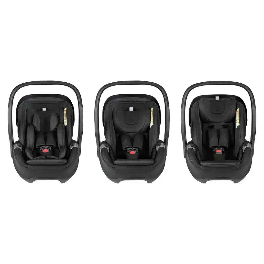 KikkaBoo® Platinum Otroški voziček 5v1 Goya Mocca + Avtosedež i-Class i-SIZE (40-87 cm) + Avtosedež i-Class Plus i-SIZE (40-105 cm) Noir + Vrtljiva Isofix baza i-Class 360 KikkaBoo
