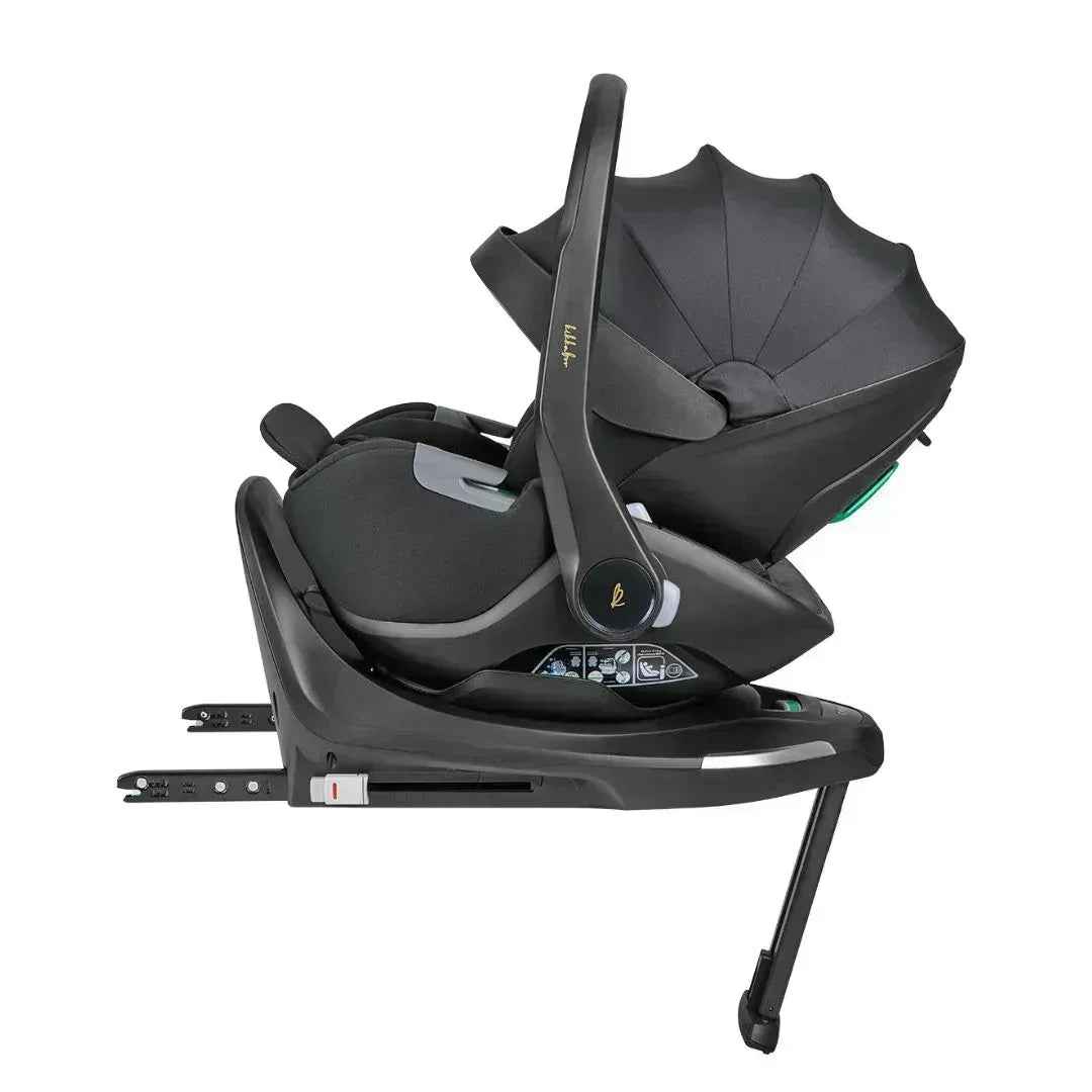 KikkaBoo® Platinum Otroški voziček 5v1 Goya Mocca + Avtosedež i-Class i-SIZE (40-87 cm) + Avtosedež i-Class Plus i-SIZE (40-105 cm) Noir + Vrtljiva Isofix baza i-Class 360 KikkaBoo