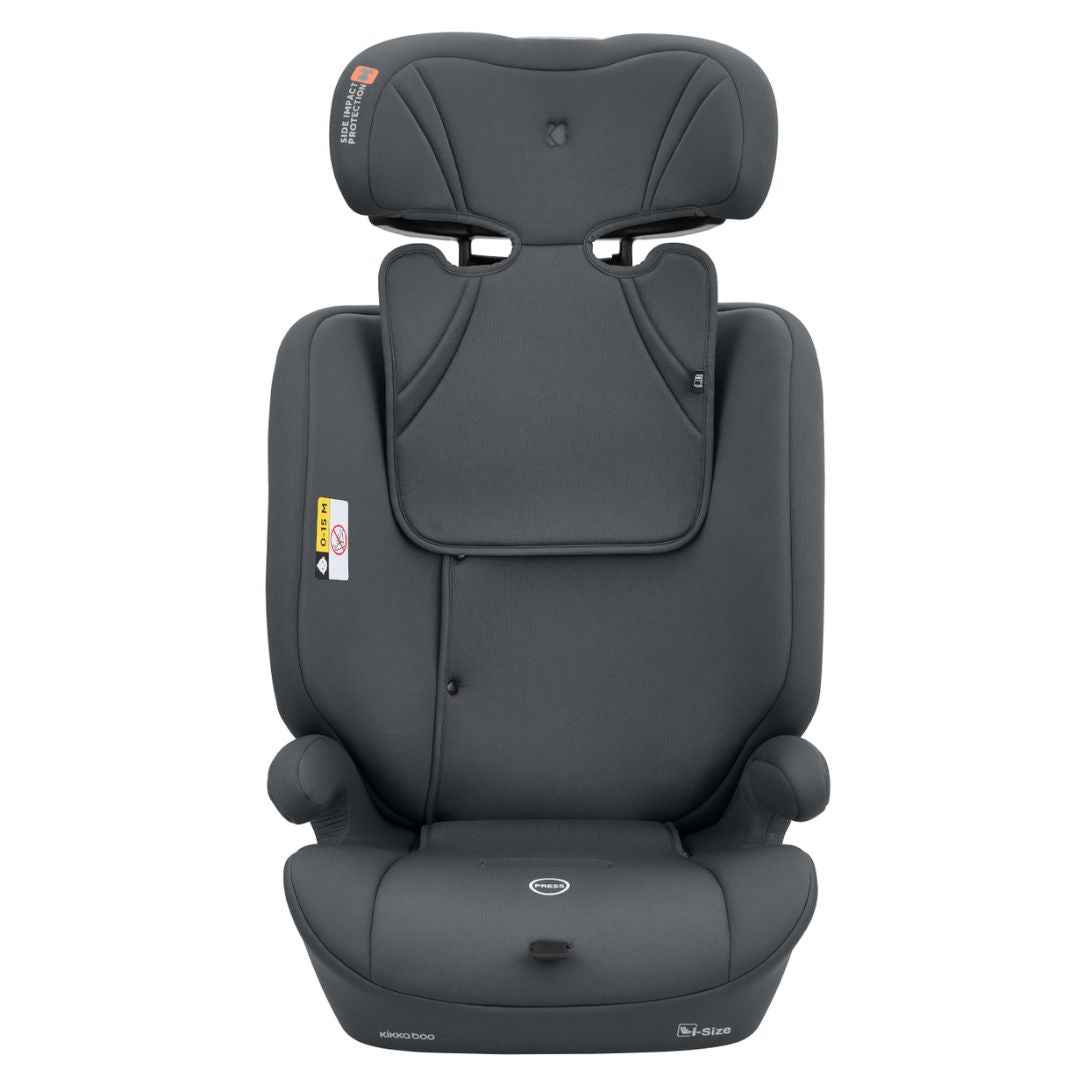 KikkaBoo® Otroški avtosedež i-Flow i-SIZE (76-150 cm) Grey KikkaBoo