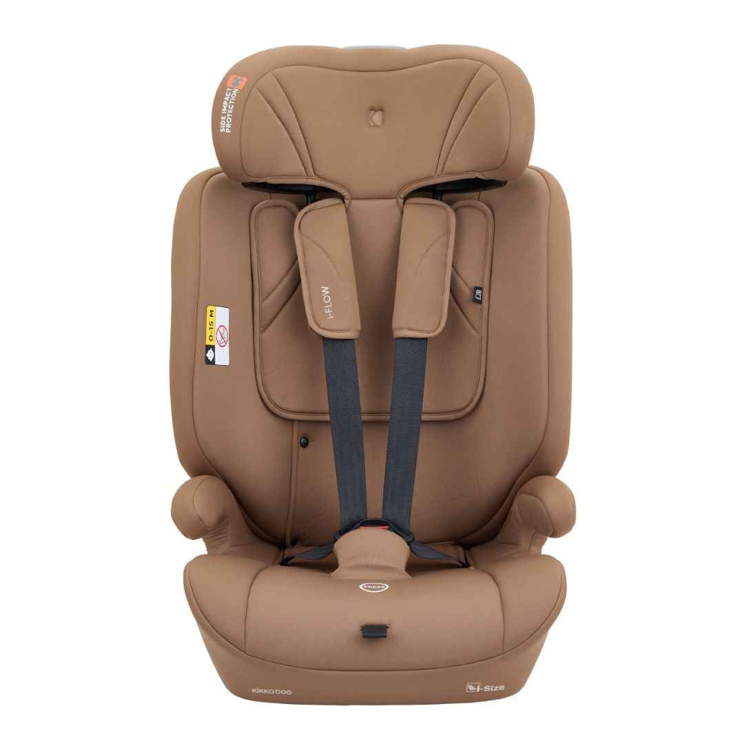 KikkaBoo® Otroški avtosedež i-Flow i-SIZE (76-150 cm) Mocha KikkaBoo