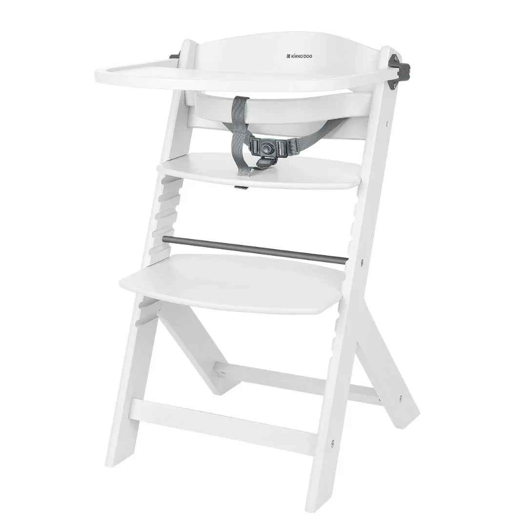 KikkaBoo® Otroški stolček za hranjenje Nordy White KikkaBoo