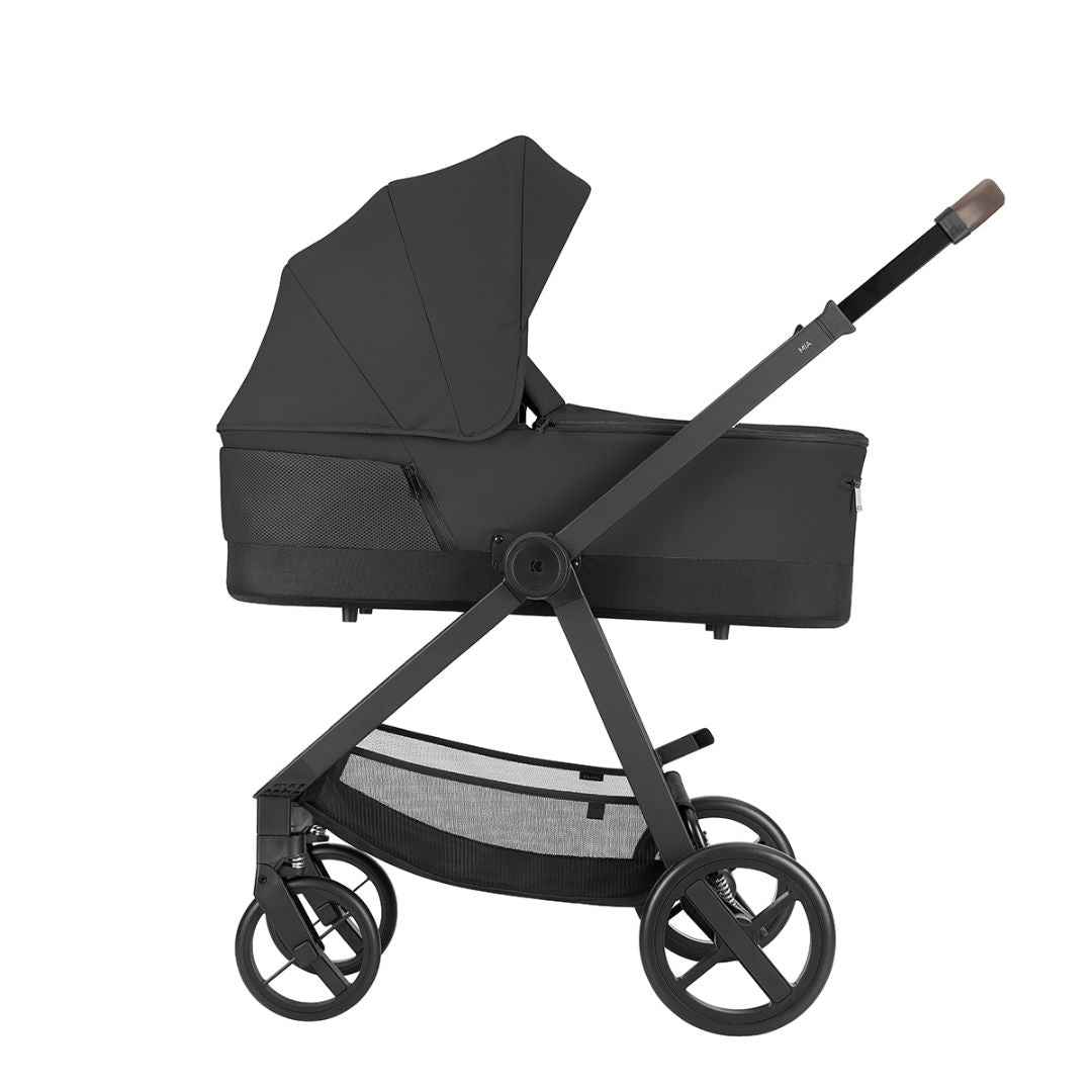 KikkaBoo® Otroški voziček s košaro 3v1 Mia Black 2026 KikkaBoo