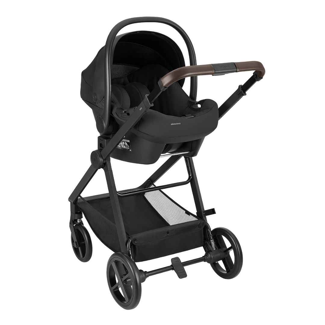 KikkaBoo® Otroški voziček s košaro 3v1 Mia Black 2026 KikkaBoo
