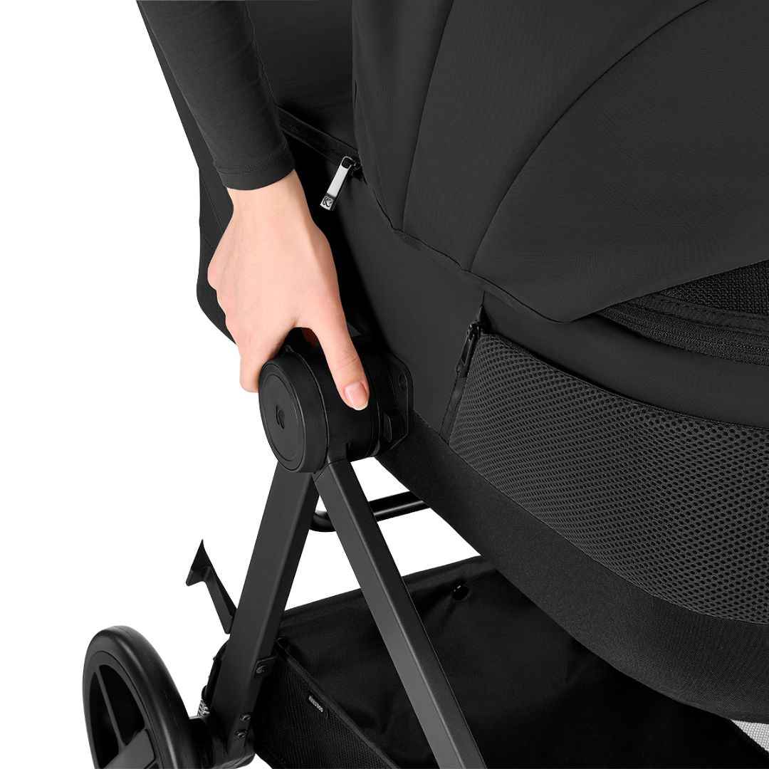 KikkaBoo® Otroški voziček s košaro 3v1 Mia Black 2026 KikkaBoo