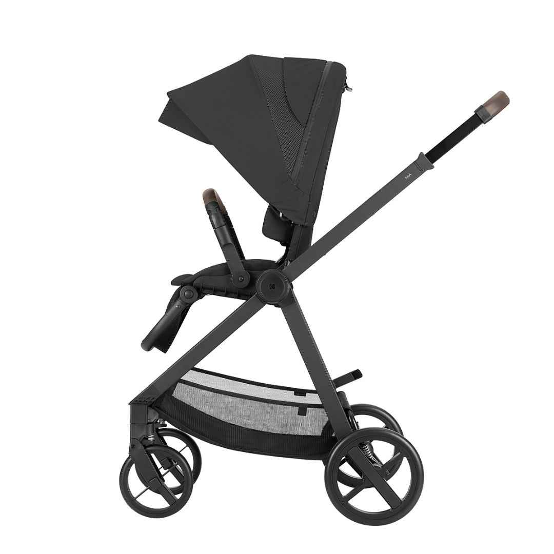 KikkaBoo® Otroški voziček s košaro 3v1 Mia Black 2026 KikkaBoo