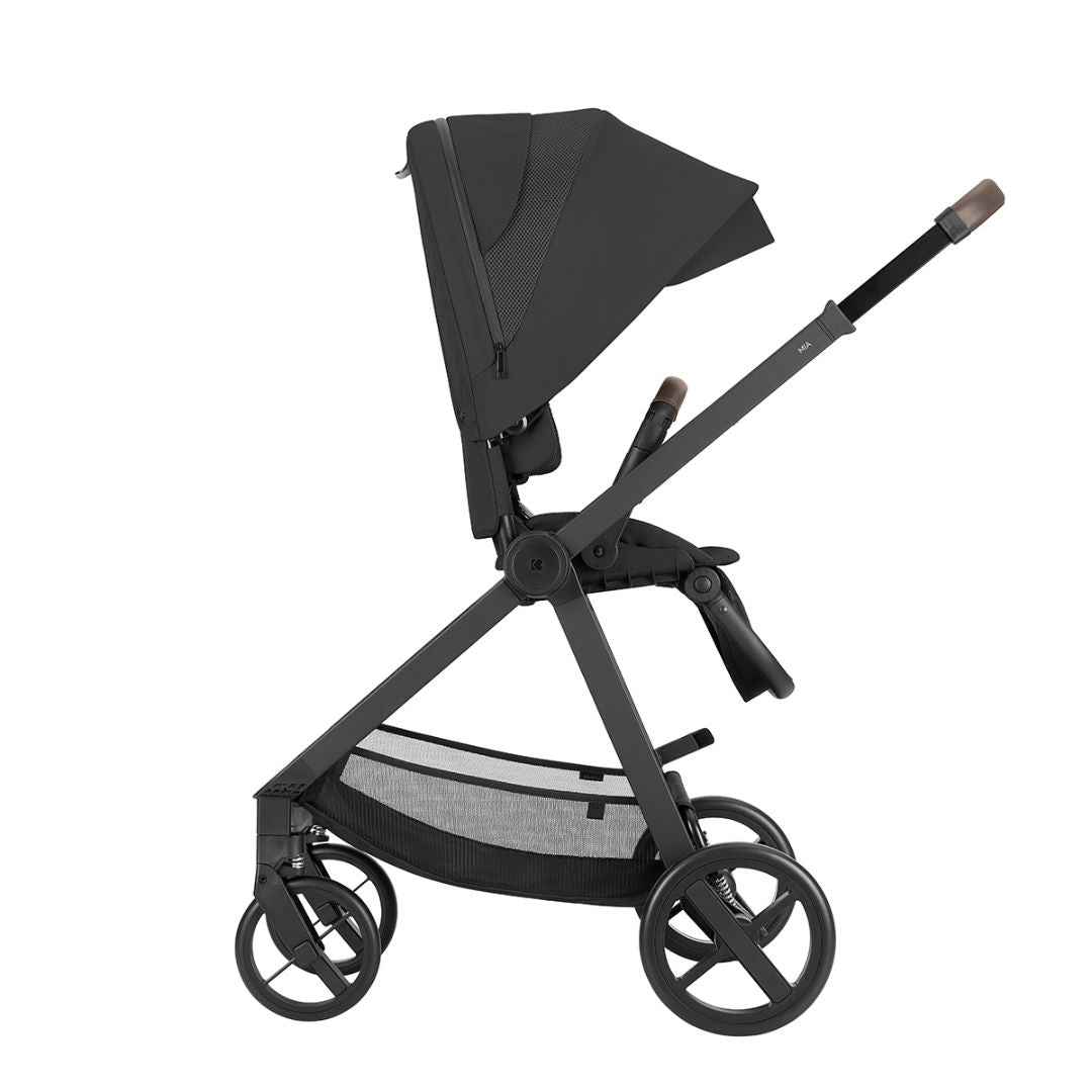 KikkaBoo® Otroški voziček s košaro 3v1 Mia Black 2026 KikkaBoo