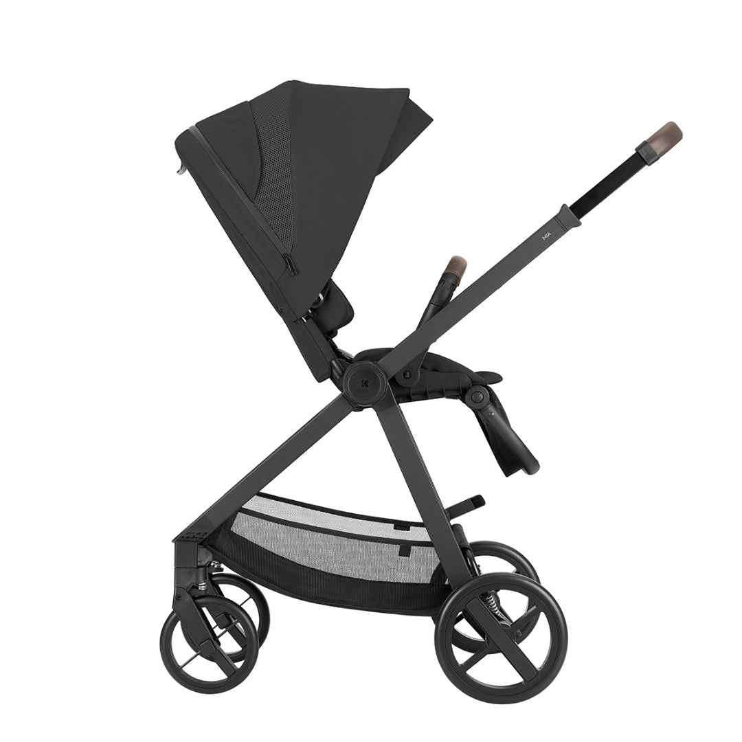 KikkaBoo® Otroški voziček s košaro 3v1 Mia Black 2026 KikkaBoo