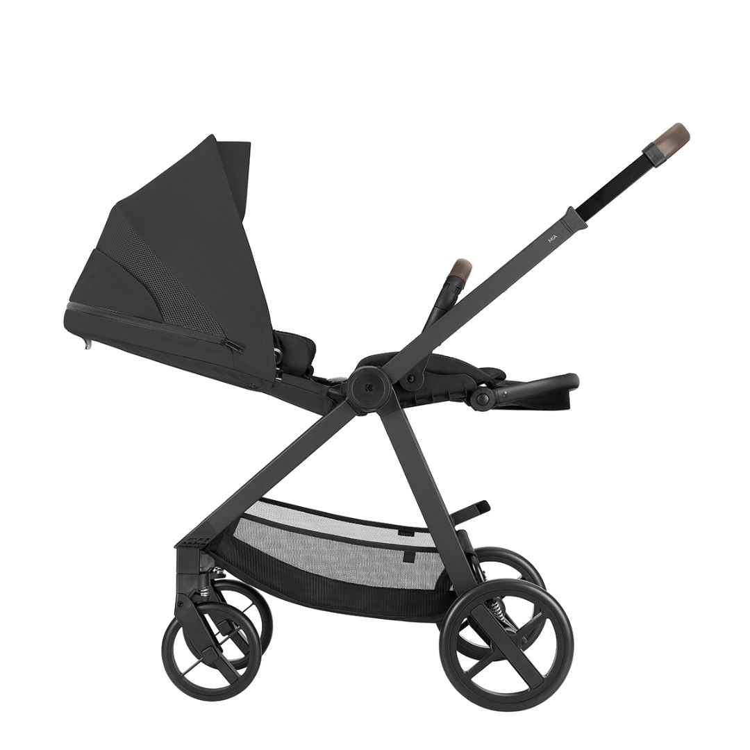 KikkaBoo® Otroški voziček s košaro 3v1 Mia Black 2026 KikkaBoo