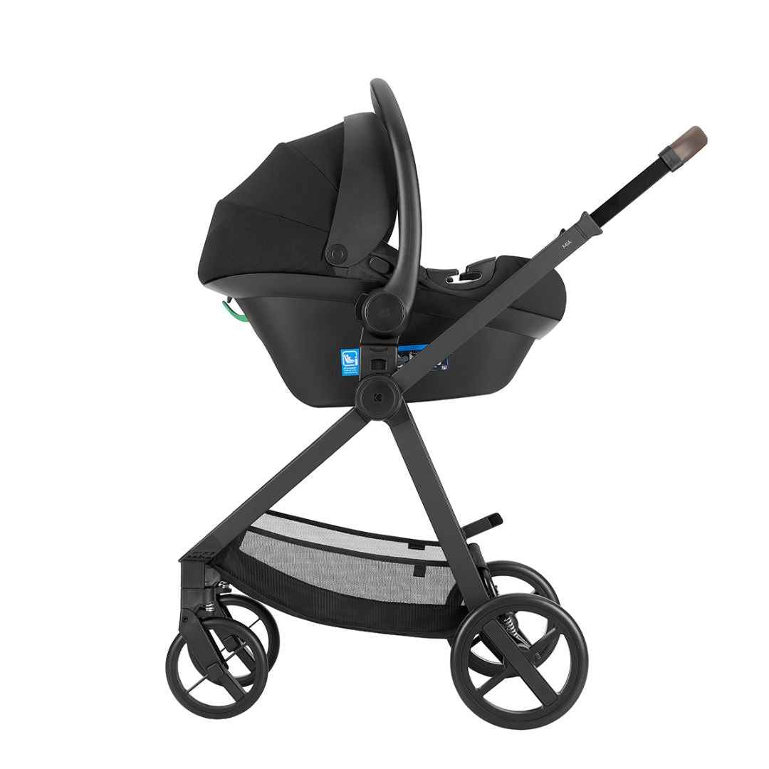 KikkaBoo® Otroški voziček s košaro 3v1 Mia Black 2026 KikkaBoo