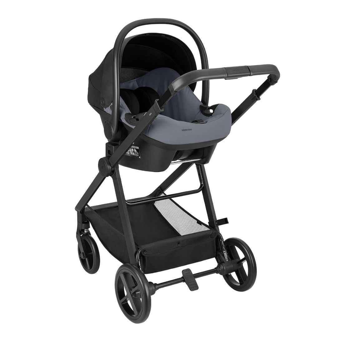 KikkaBoo® Otroški voziček s košaro 3v1 Mia Grey 2026 KikkaBoo