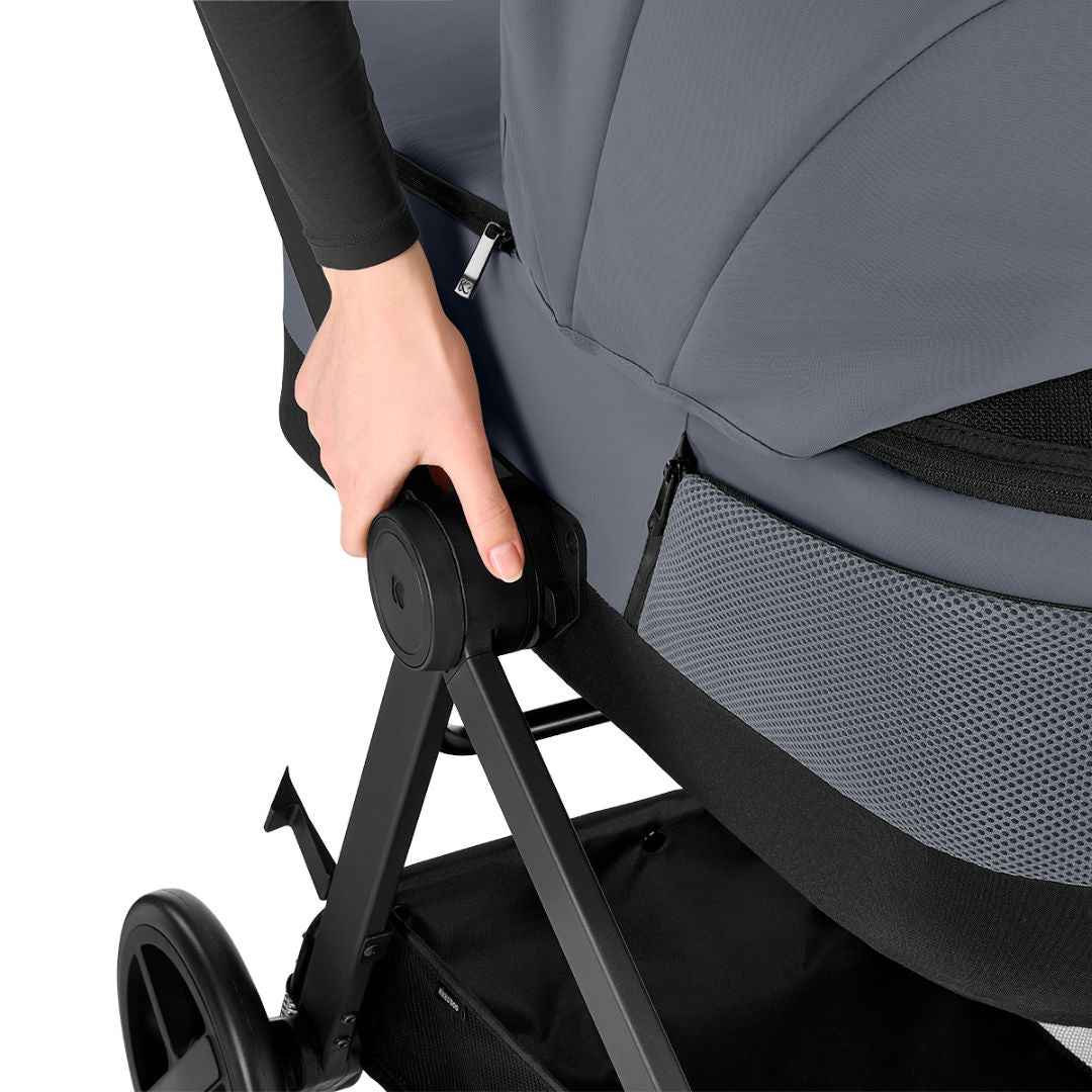 KikkaBoo® Otroški voziček s košaro 3v1 Mia Grey 2026 KikkaBoo