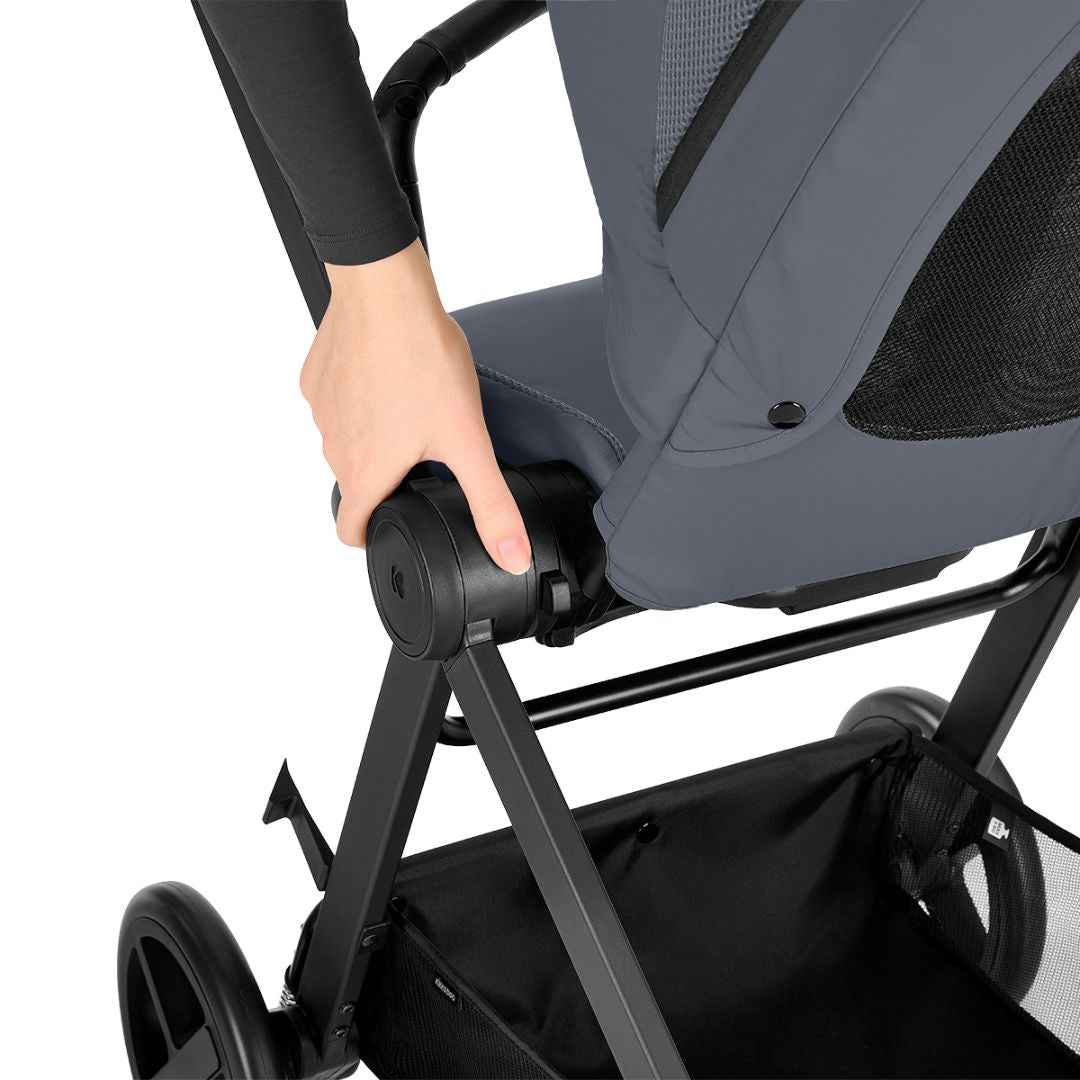 KikkaBoo® Otroški voziček s košaro 3v1 Mia Grey 2026 KikkaBoo