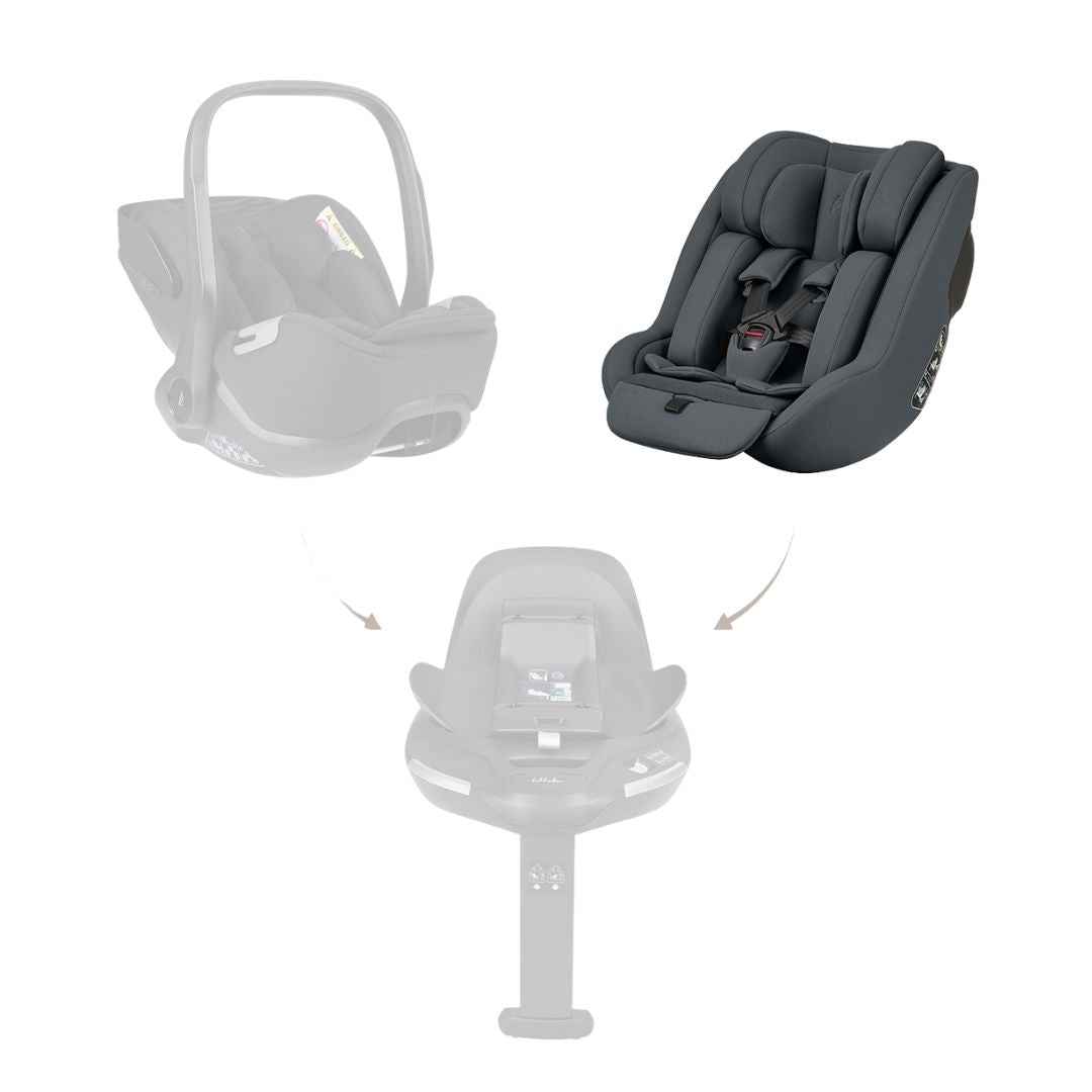 KikkaBoo® Platinum Otroški avtosedež i-Class Plus i-SIZE (40-105 cm) Graphite KikkaBoo