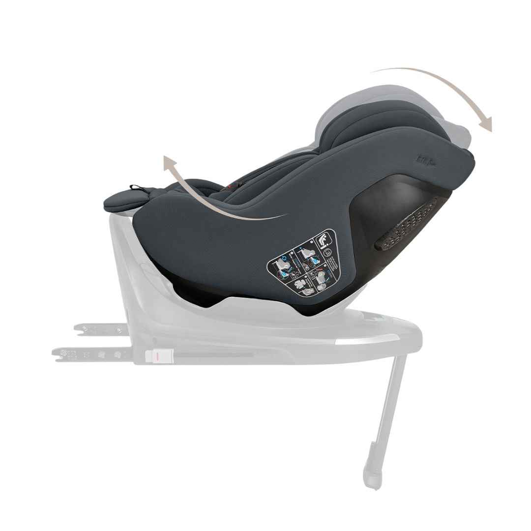 KikkaBoo® Platinum Otroški avtosedež i-Class Plus i-SIZE (40-105 cm) Graphite KikkaBoo