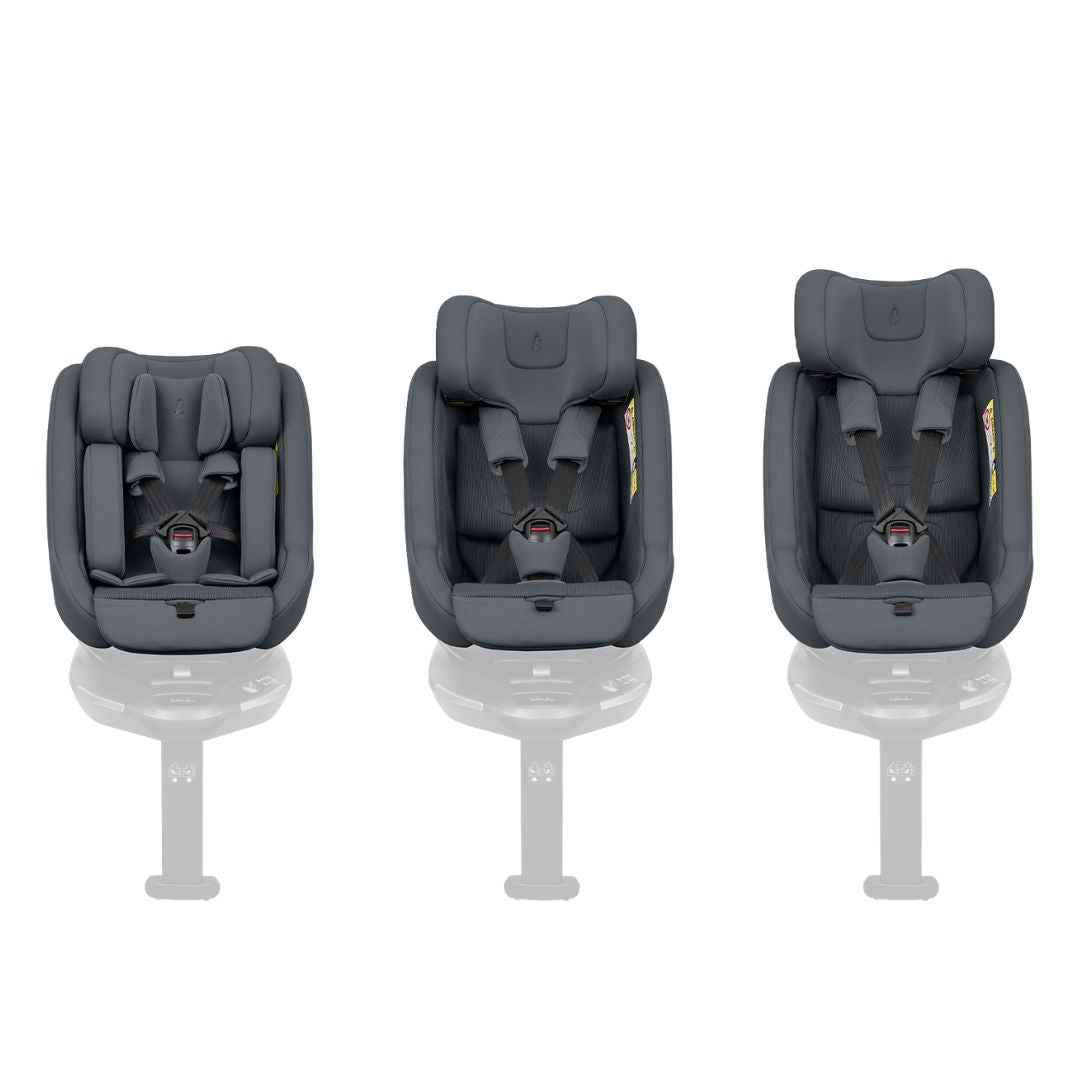 KikkaBoo® Platinum Otroški avtosedež i-Class Plus i-SIZE (40-105 cm) Graphite KikkaBoo