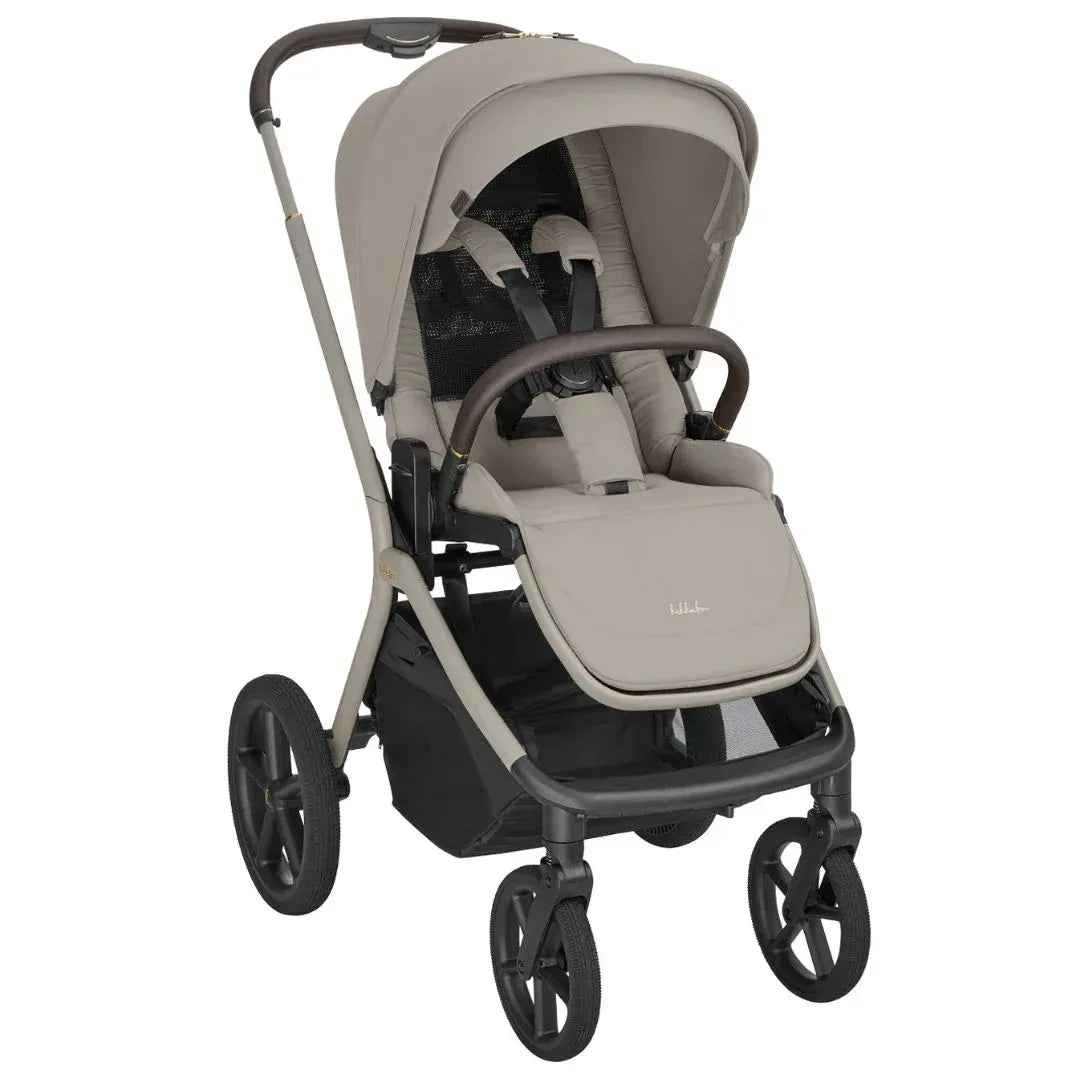KikkaBoo® Platinum Otroški voziček 4v1 Goya + Avtosedež i-Class i-SIZE (40-87 cm) Champagne + Vrtljiva Isofix baza i-Class 360 KikkaBoo