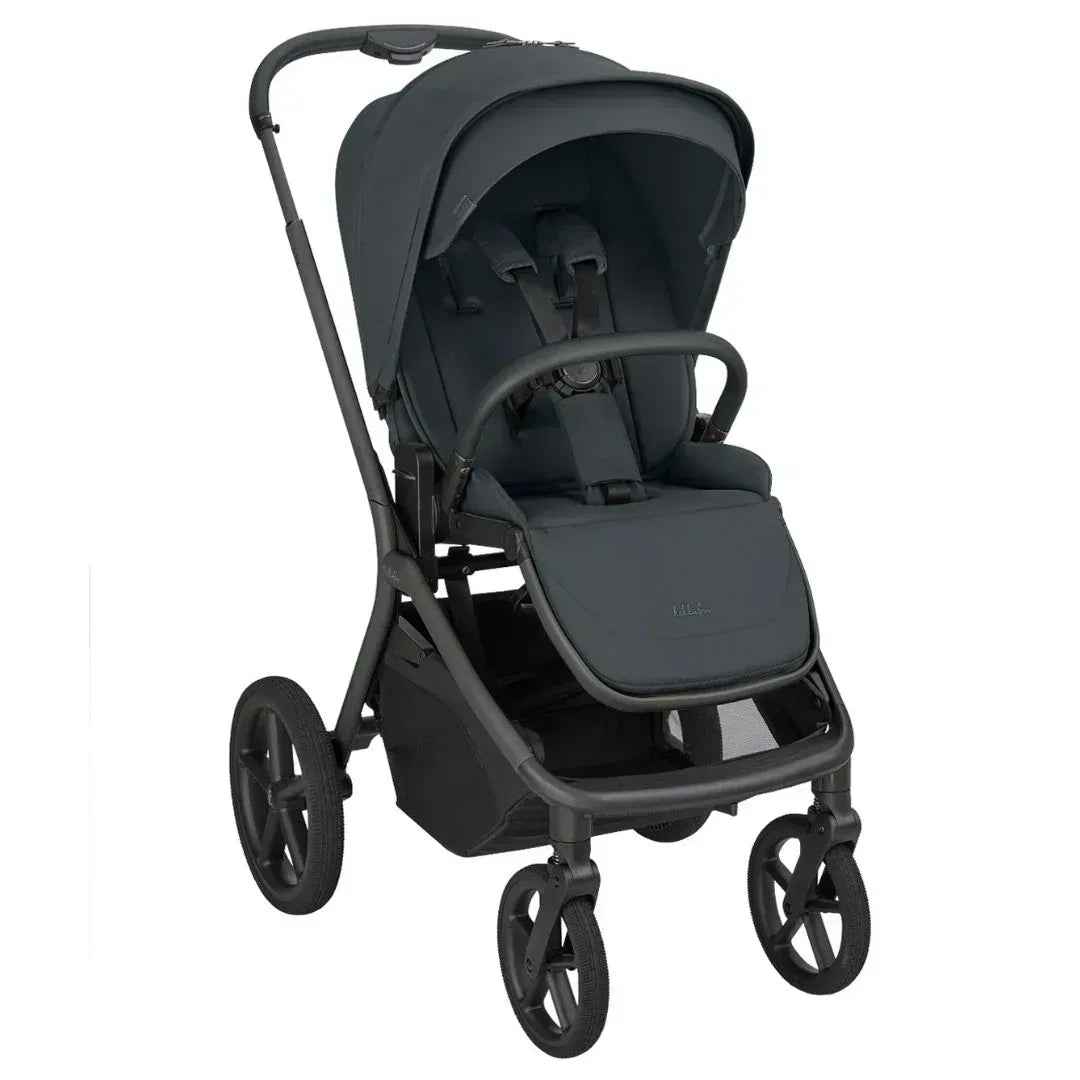 KikkaBoo® Platinum Otroški voziček 4v1 Goya Graphite + Avtosedež i-Class i-SIZE (40-87 cm) Noir + Vrtljiva Isofix baza i-Class 360 KikkaBoo