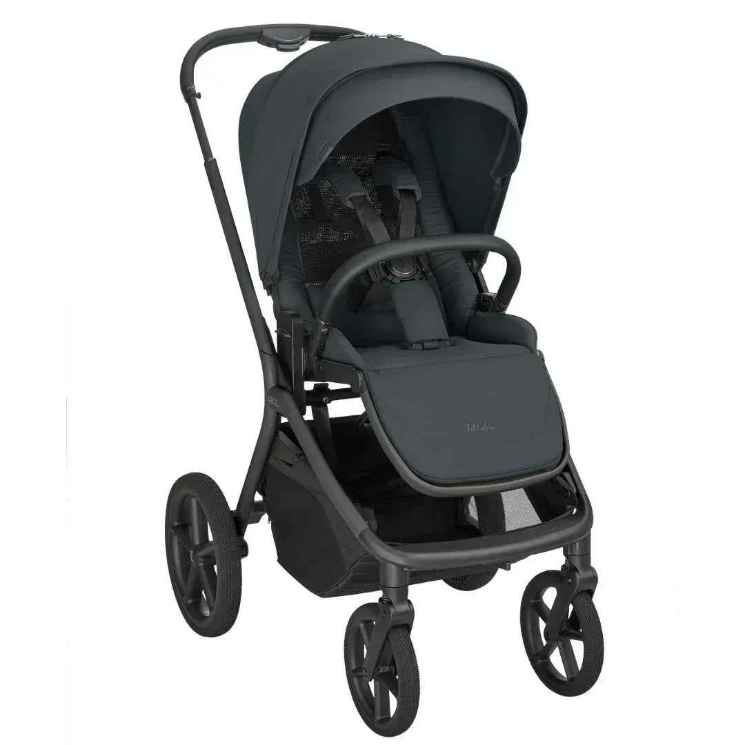 KikkaBoo® Platinum Otroški voziček 4v1 Goya Graphite + Avtosedež i-Class i-SIZE (40-87 cm) Noir + Vrtljiva Isofix baza i-Class 360 KikkaBoo