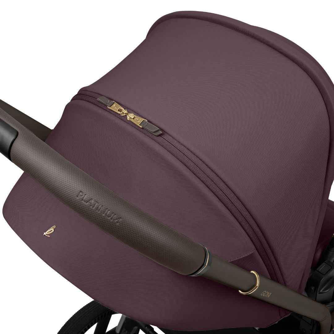 KikkaBoo® Platinum Otroški voziček s košaro 2v1 Goya Merlot KikkaBoo