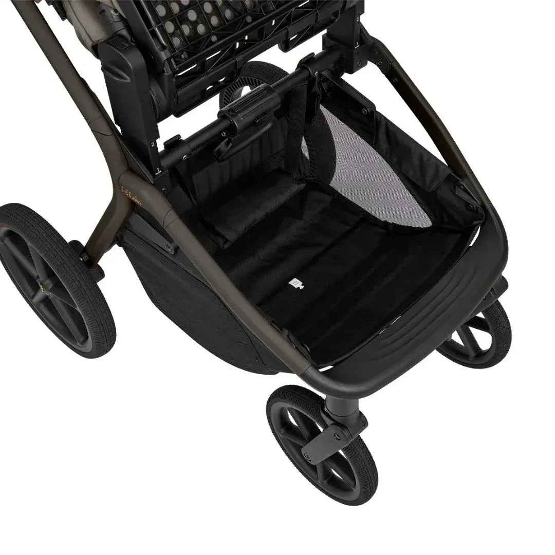 KikkaBoo® Platinum Otroški voziček 4v1 Goya Mocca + Avtosedež i-Class i-SIZE (40-87 cm) Noir + Vrtljiva Isofix baza i-Class 360 KikkaBoo