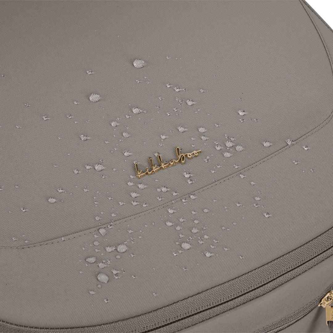 KikkaBoo® Platinum Otroški voziček 4v1 Goya Mocca + Avtosedež i-Class i-SIZE (40-87 cm) Noir + Vrtljiva Isofix baza i-Class 360 KikkaBoo