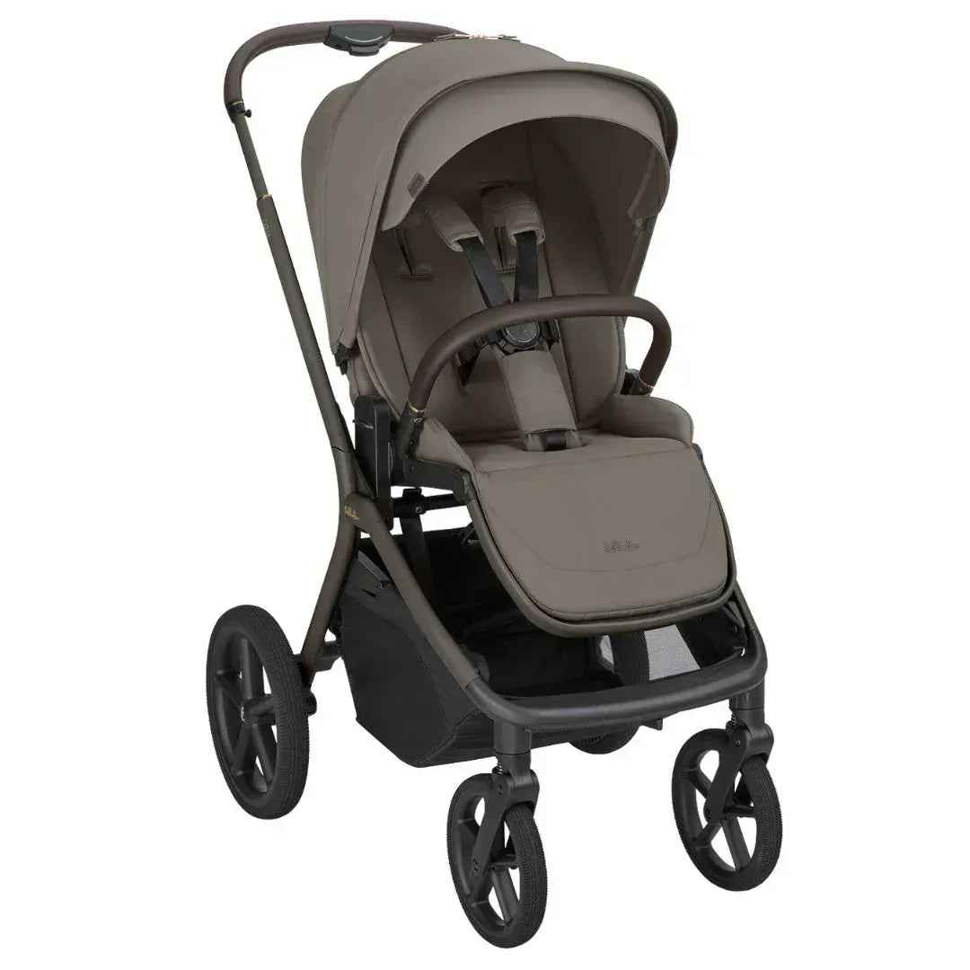KikkaBoo® Platinum Otroški voziček 4v1 Goya Mocca + Avtosedež i-Class i-SIZE (40-87 cm) Noir + Vrtljiva Isofix baza i-Class 360 KikkaBoo