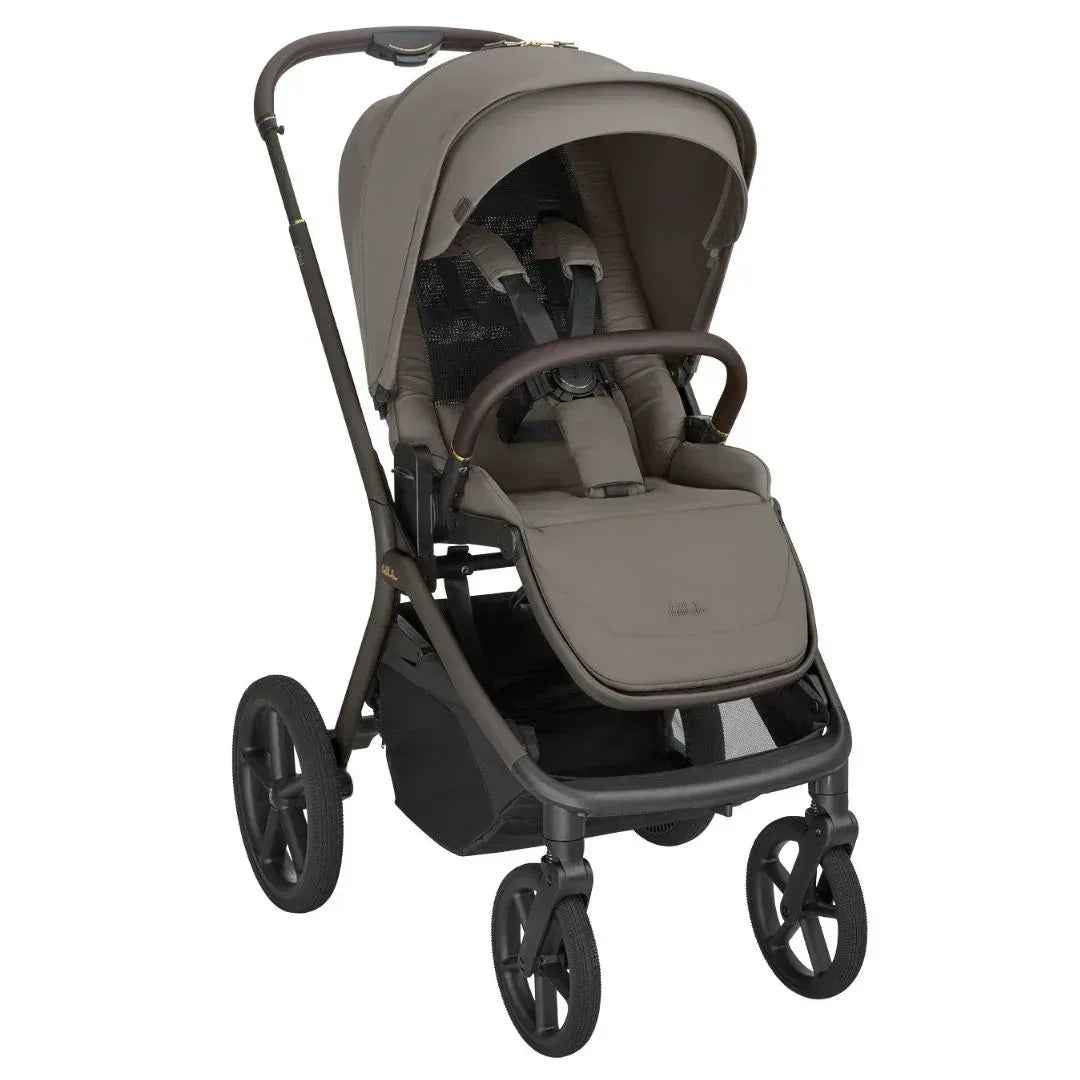 KikkaBoo® Platinum Otroški voziček 4v1 Goya Mocca + Avtosedež i-Class i-SIZE (40-87 cm) Noir + Vrtljiva Isofix baza i-Class 360 KikkaBoo