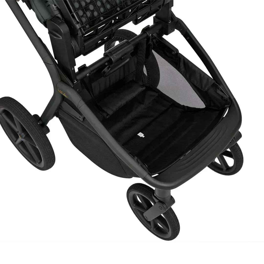 KikkaBoo® Platinum Otroški voziček 5v1 Goya Olive + Avtosedež i-Class i-SIZE (40-87 cm) + Avtosedež i-Class Plus i-SIZE (40-105 cm) Noir + Vrtljiva Isofix baza i-Class 360 KikkaBoo