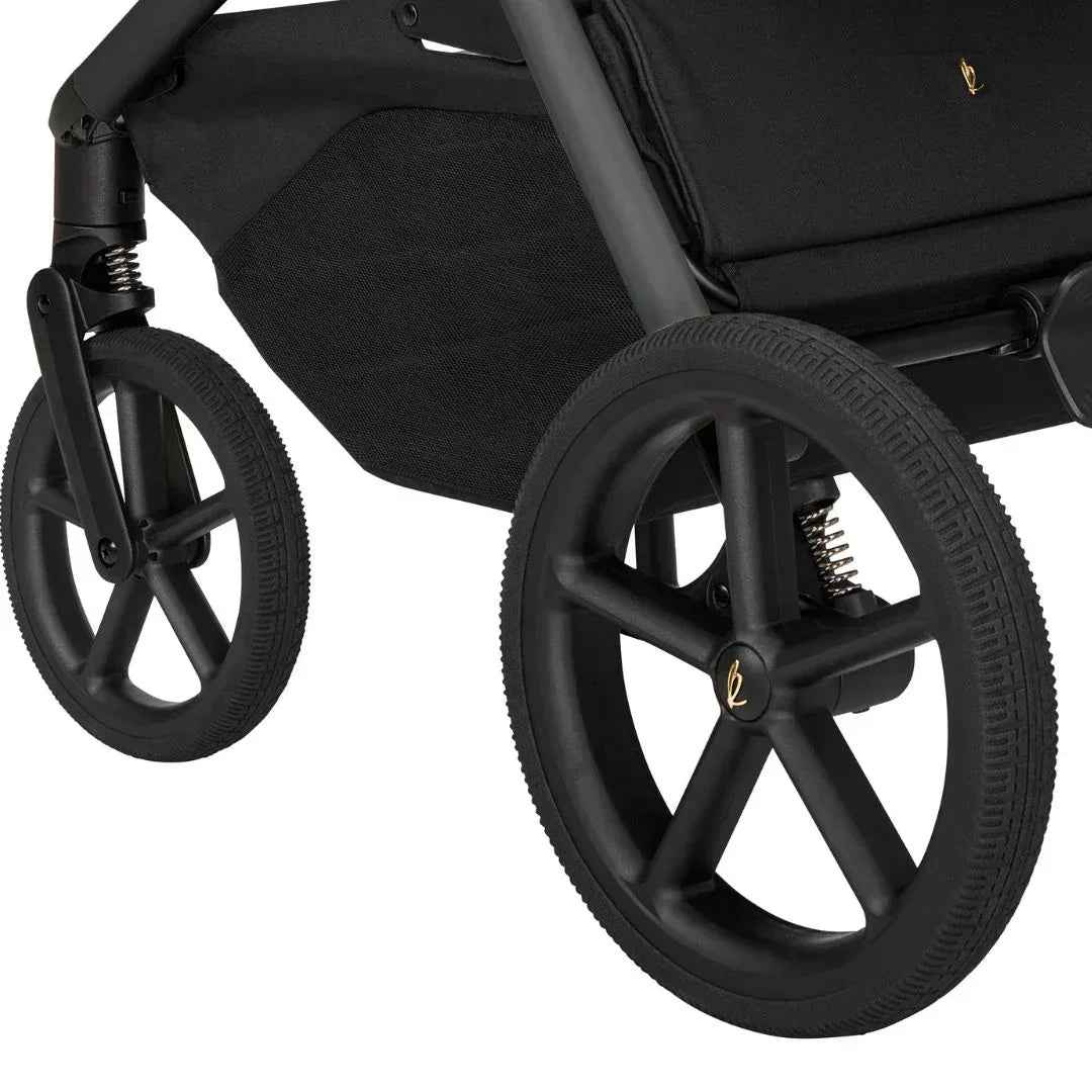 KikkaBoo® Platinum Otroški voziček 5v1 Goya Olive + Avtosedež i-Class i-SIZE (40-87 cm) + Avtosedež i-Class Plus i-SIZE (40-105 cm) Noir + Vrtljiva Isofix baza i-Class 360 KikkaBoo