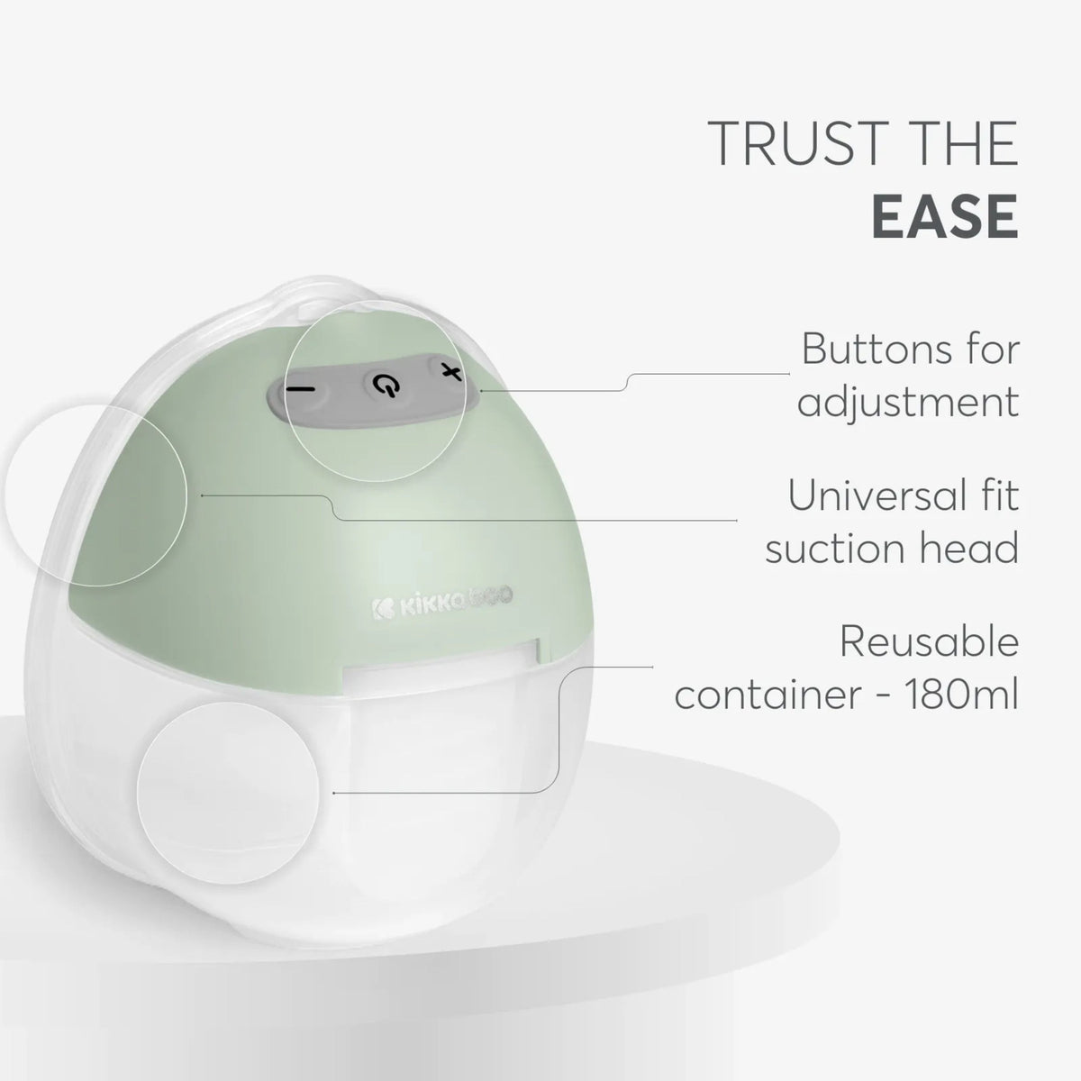 KikkaBoo® Portable Electric Breast Pump Iris – slika 11