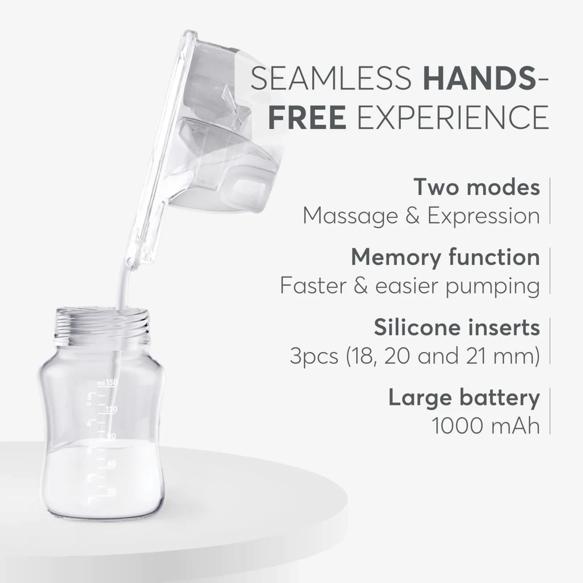 KikkaBoo® Portable Electric Breast Pump Iris – slika 10