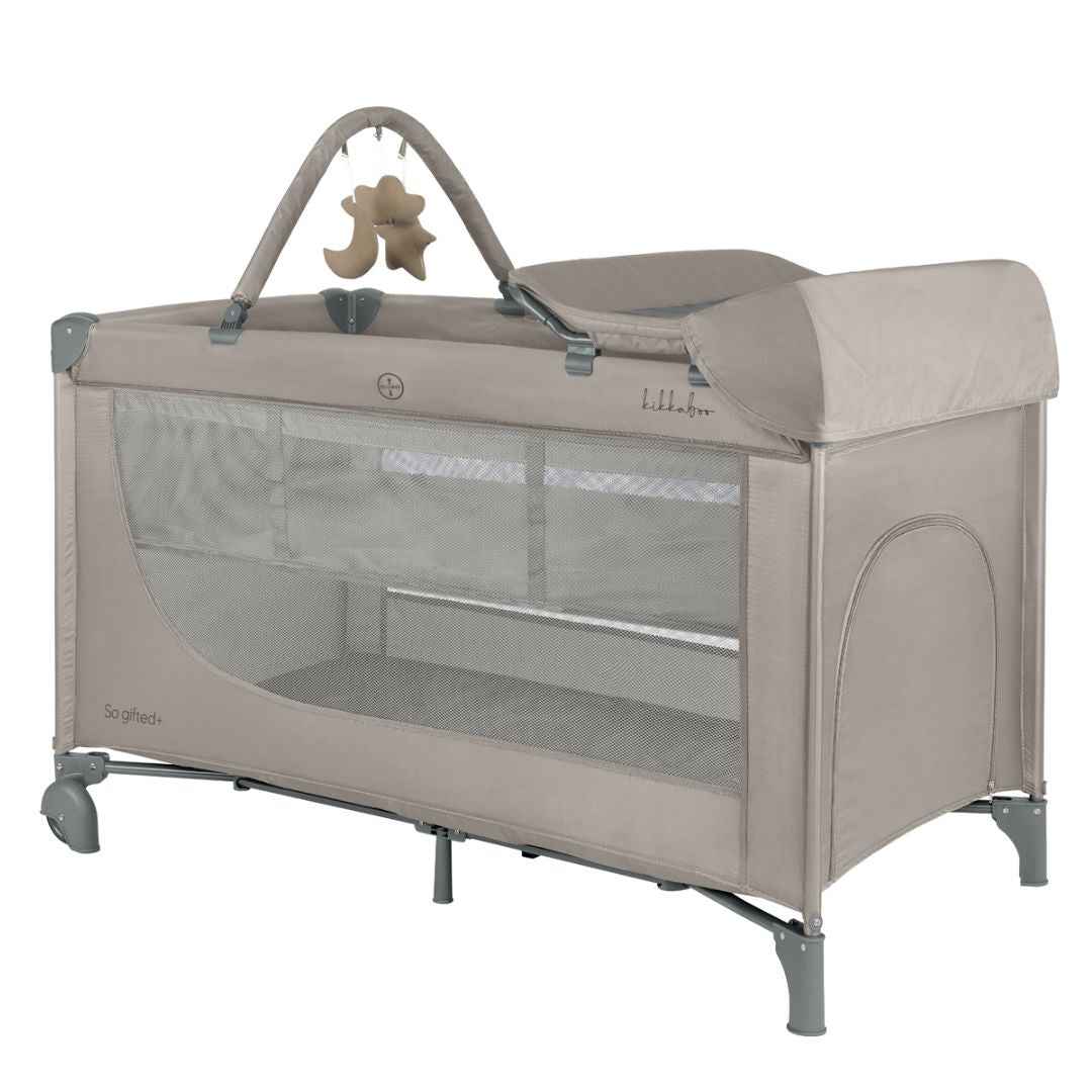 KikkaBoo® Prenosna posteljica 2 levels 125x65 So Gifted PLUS Beige 2026 KikkaBoo