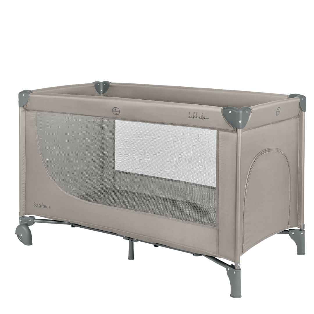 KikkaBoo® Prenosna posteljica 2 levels 125x65 So Gifted PLUS Beige 2026 KikkaBoo