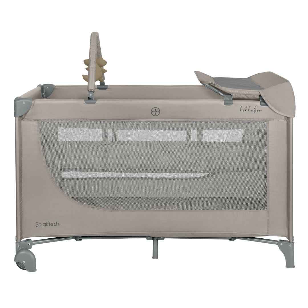 KikkaBoo® Prenosna posteljica 2 levels 125x65 So Gifted PLUS Beige 2026 KikkaBoo