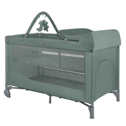 KikkaBoo® Prenosna posteljica 2 levels 125x65 So Gifted PLUS Green 2026 KikkaBoo