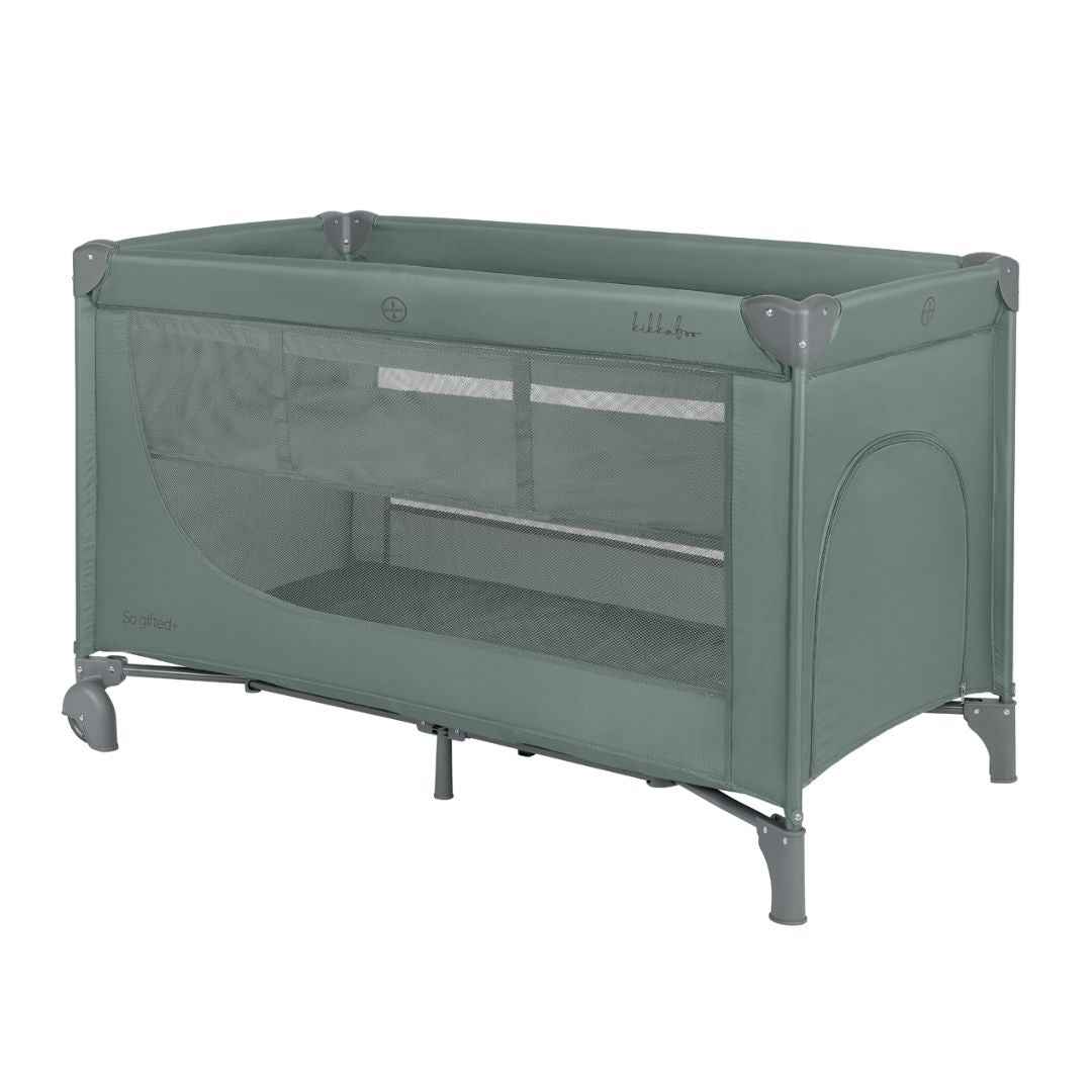 KikkaBoo® Prenosna posteljica 2 levels 125x65 So Gifted PLUS Green 2026 KikkaBoo