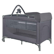 KikkaBoo® Prenosna posteljica 2 levels 125x65 So Gifted PLUS Grey 2026 KikkaBoo