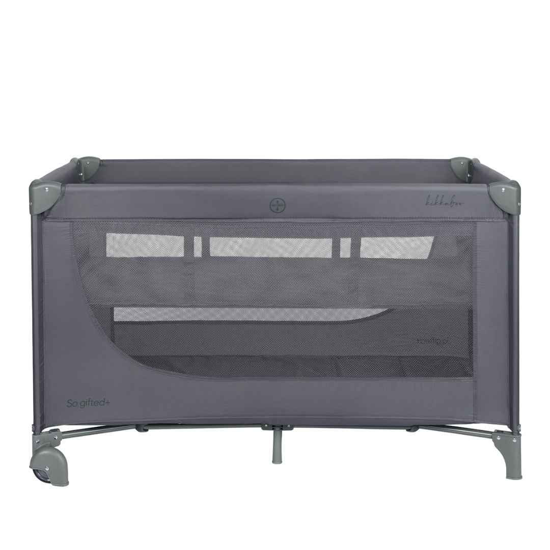 KikkaBoo® Prenosna posteljica 2 levels 125x65 So Gifted PLUS Grey 2026 KikkaBoo