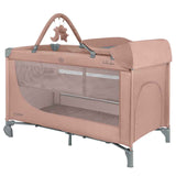 KikkaBoo® Portable cot 2 levels 125x65 So Gifted PLUS Pink 2026