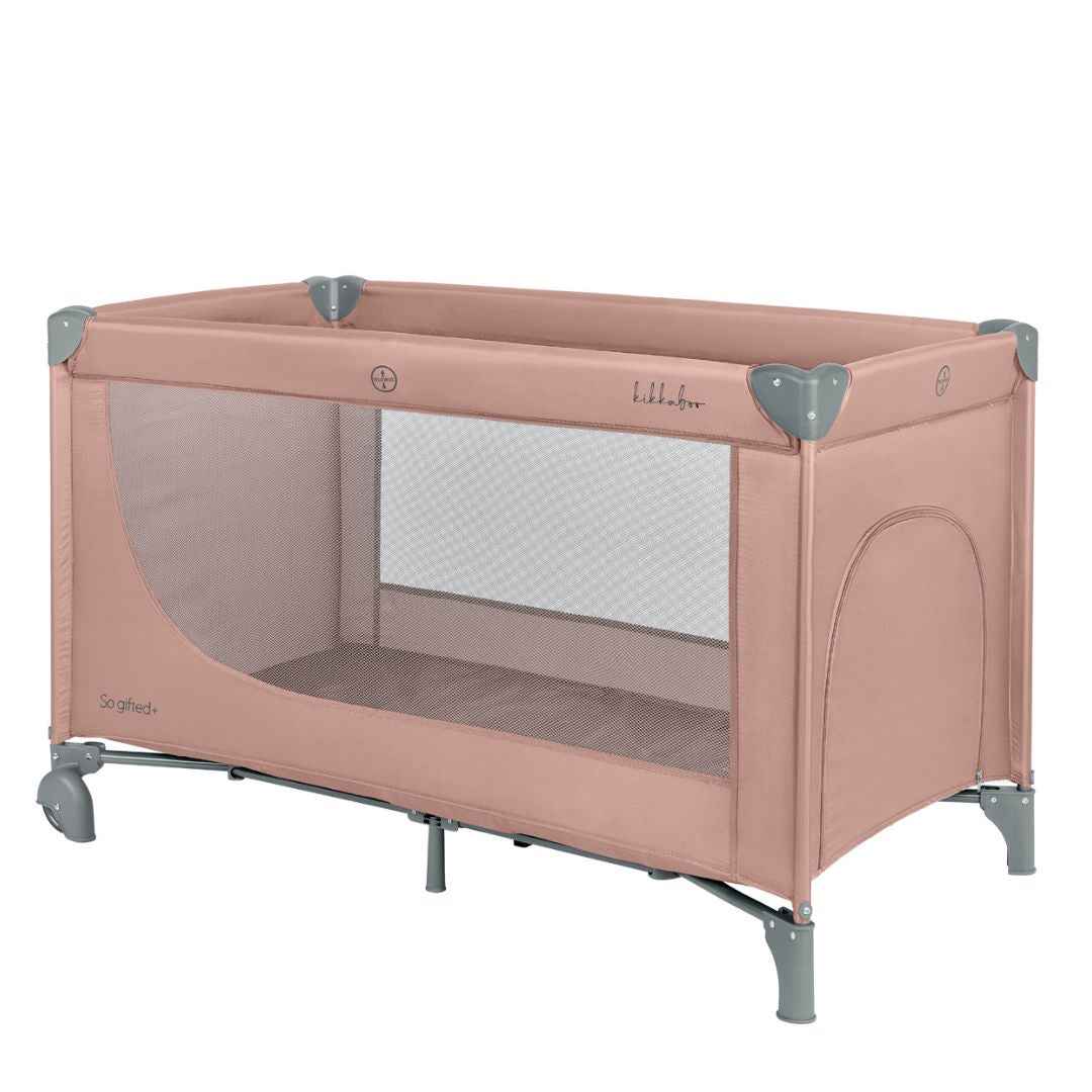 KikkaBoo® Prenosna posteljica 2 levels 125x65 So Gifted PLUS Pink 2026 KikkaBoo