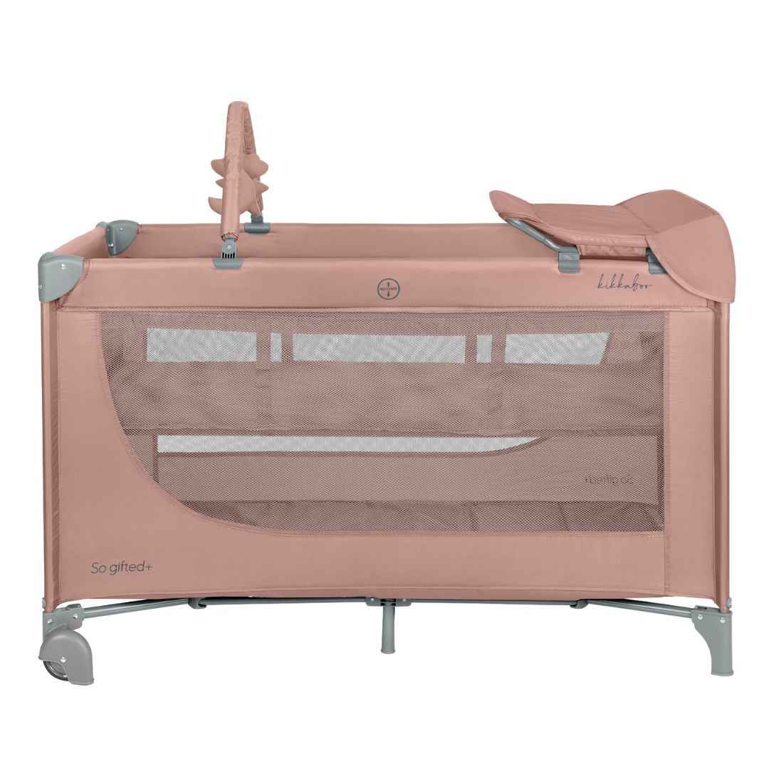 KikkaBoo® Prenosna posteljica 2 levels 125x65 So Gifted PLUS Pink 2026 KikkaBoo