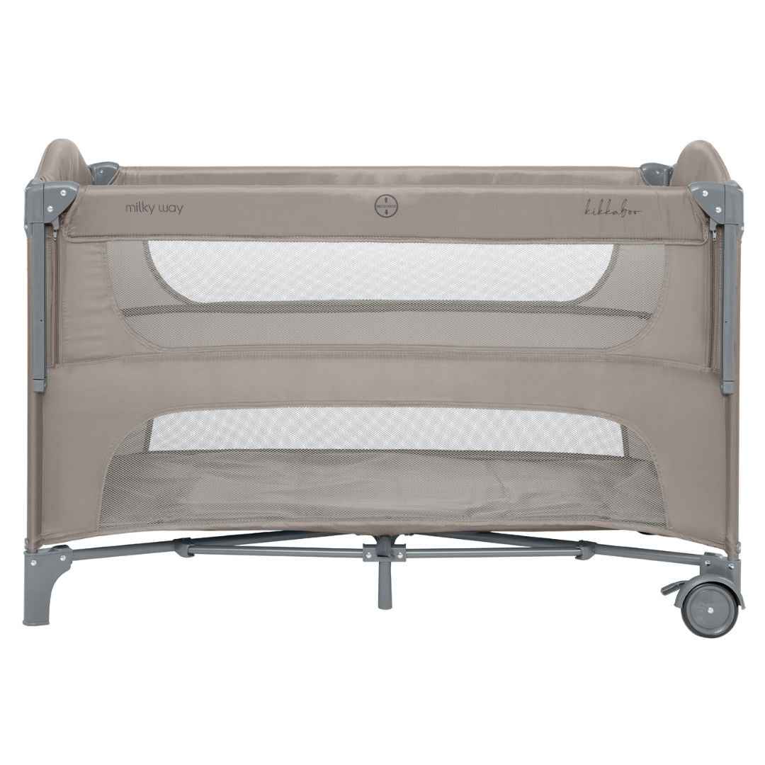 KikkaBoo® Prenosna posteljica 2 levels Milky Way Beige 2026 KikkaBoo