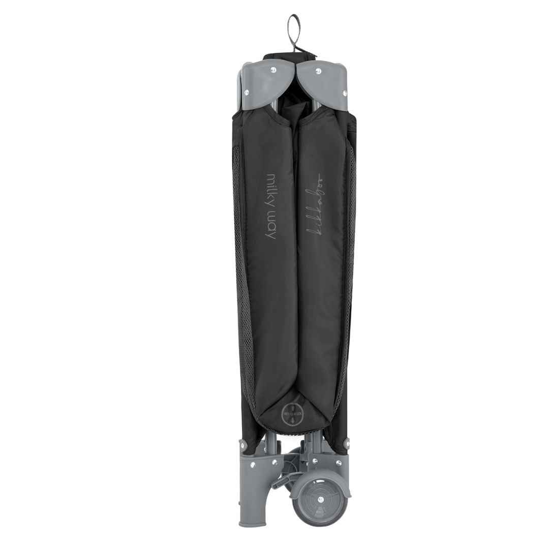 KikkaBoo® Prenosna posteljica 2 levels Milky Way Black 2026 KikkaBoo