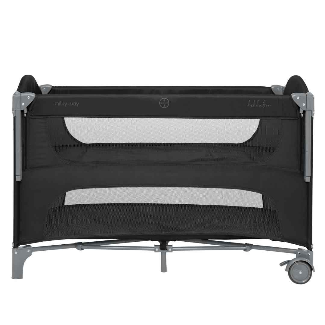 KikkaBoo® Prenosna posteljica 2 levels Milky Way Black 2026 KikkaBoo