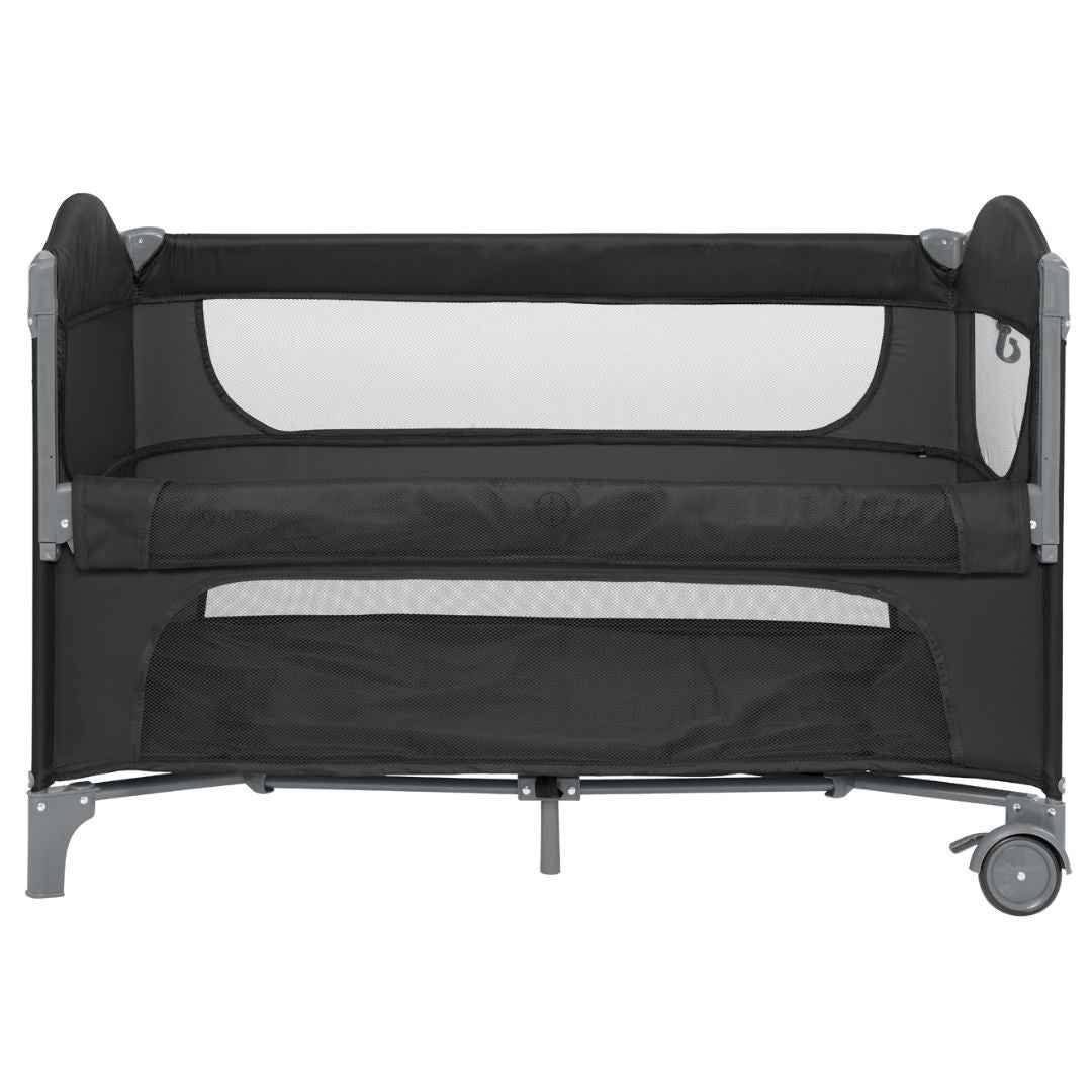 KikkaBoo® Prenosna posteljica 2 levels Milky Way Black 2026 KikkaBoo