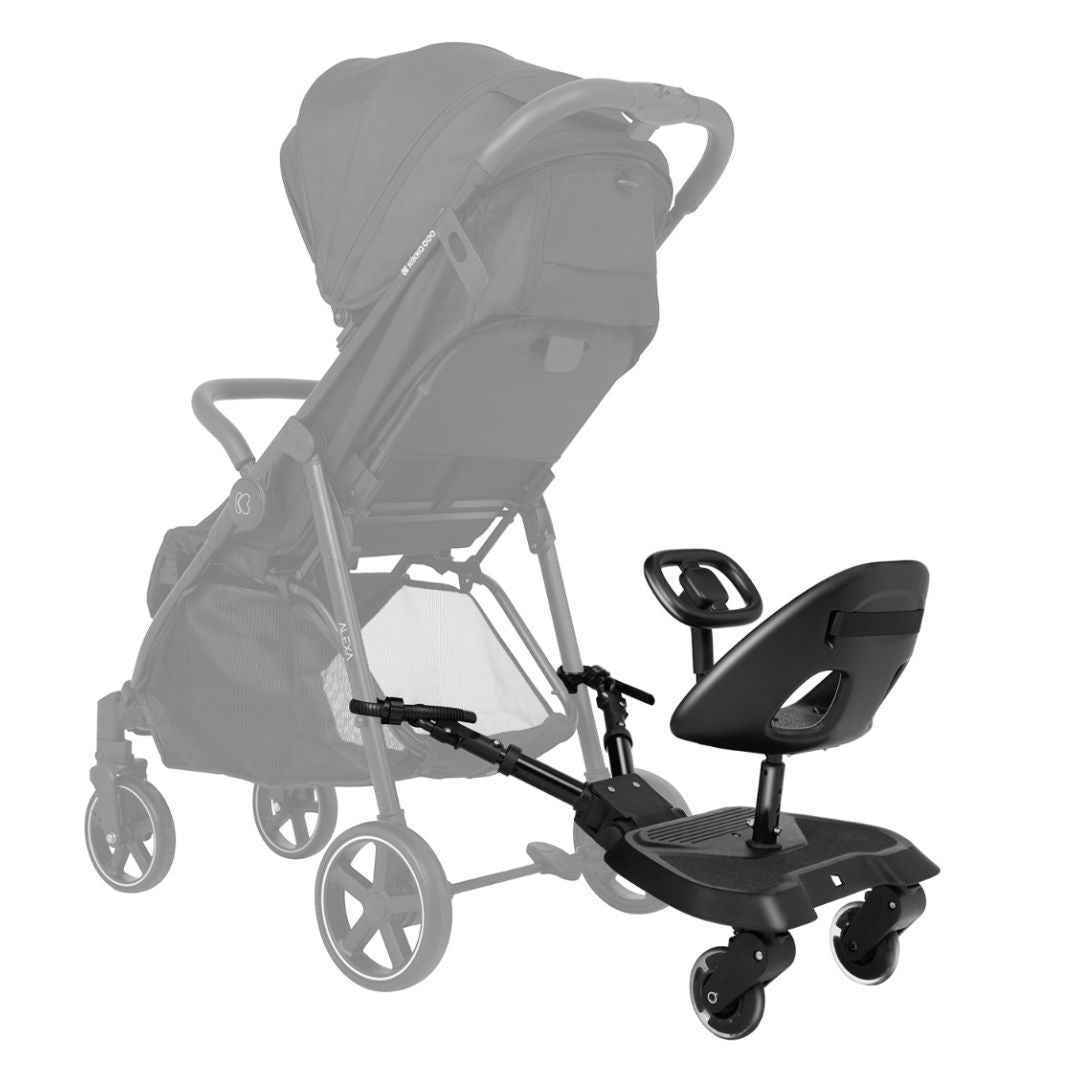KikkaBoo® Rolka za otroški voziček Ally XL Black KikkaBoo